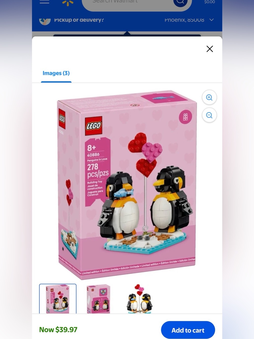 Penguins In Love Lego Set